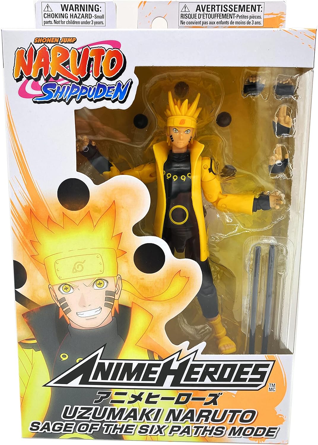 Anime Heroes Naruto Uzumaki Sage 6.5"