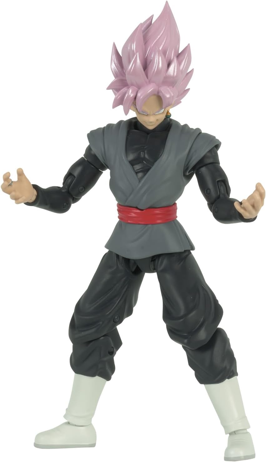 BANDAI Dragon Ball Super Dragon Star Figurine - 17 cm Super Saiyan Rose Goku Black 6.5"