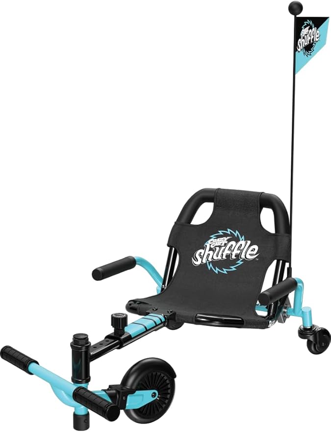 Razor Crazy Cart Shuffle - Drifting Go-Kart for Children Aged 4+ Crazy Cart Drift Bar Technology