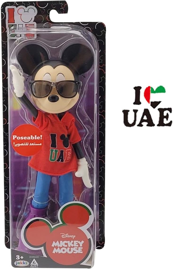 Mickey Mouse Doll I Love Uae 10"