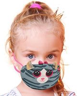 Ty Mask Cat Kiki Gray