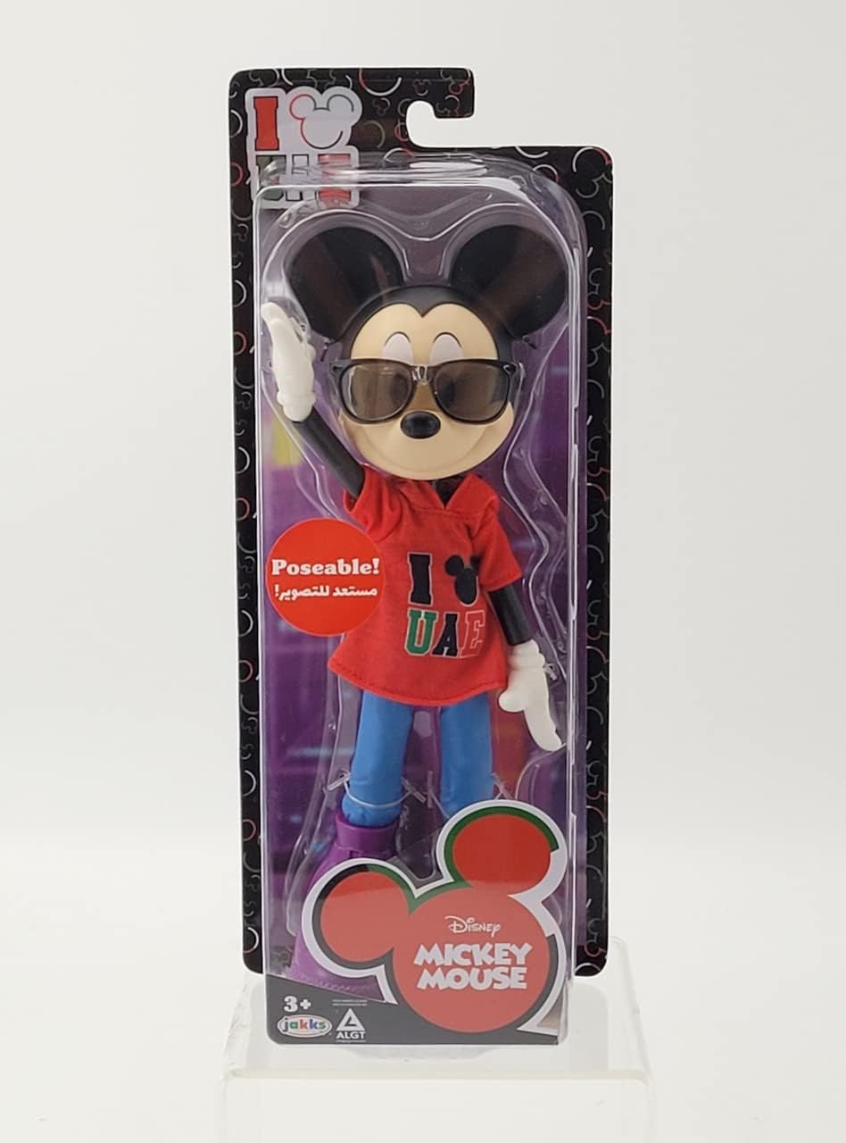 Mickey Mouse Doll I Love Uae 10"