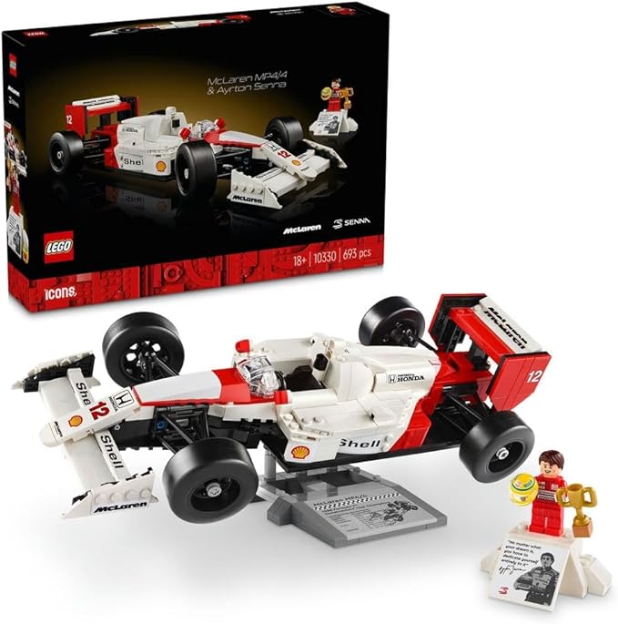 LEGO Icons McLaren MP4/4 & Ayrton Senna Set for Adults