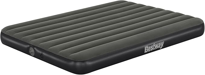 Bestway Tritech Queen Air Mattress with Integrated Rechargeable Pump, 80 x 60 x 10 inches/2.03 m x 1.52 m x 25 cm