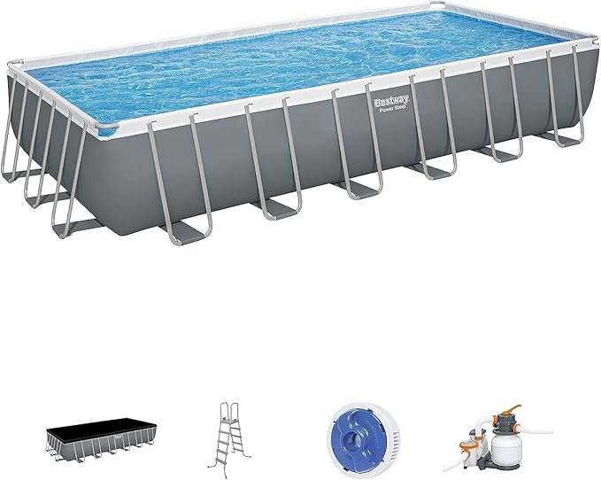 BWAY POOLSET POWRSTL 732X366X132CM