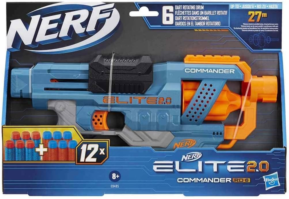 NERF ELITE 2.0 COMMANDER RD6