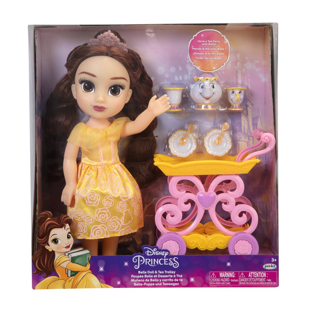 Disney Princess Belle and Tea Trolley Toy Set