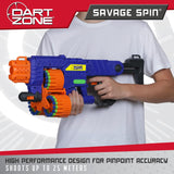 Dart Zone Savage Motorized Triple Drum Blaster