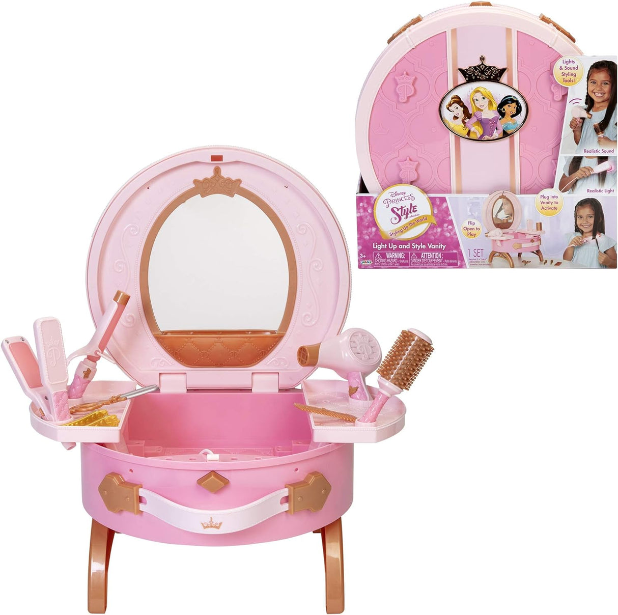 Disney Princess Style Travel Vanity Set