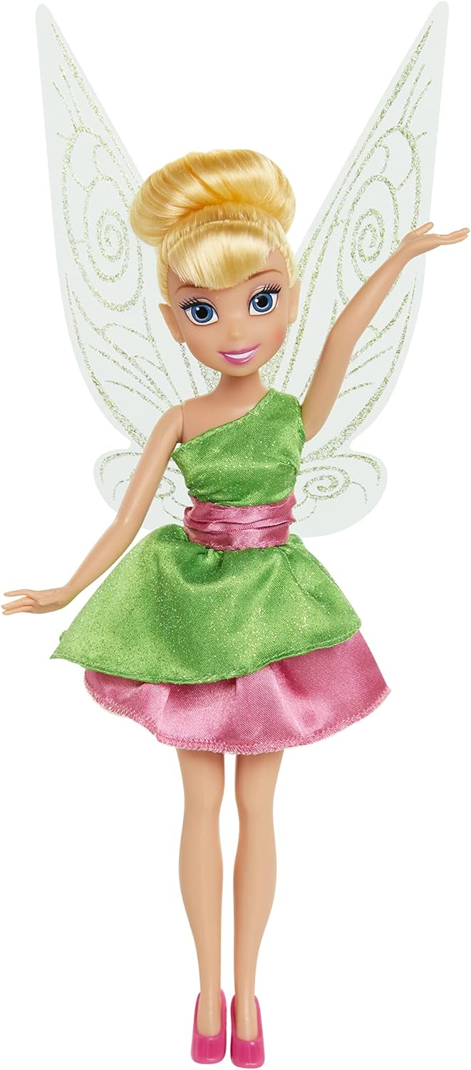 Disney Fairies Classic Doll Tinkerbell Pink 9"