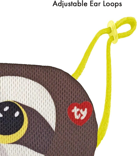 Ty Mask Sloth Dangler Brown