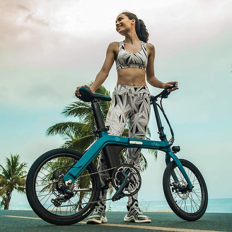 Fiido E-Bike Folding D11 Skyblue 25km/h