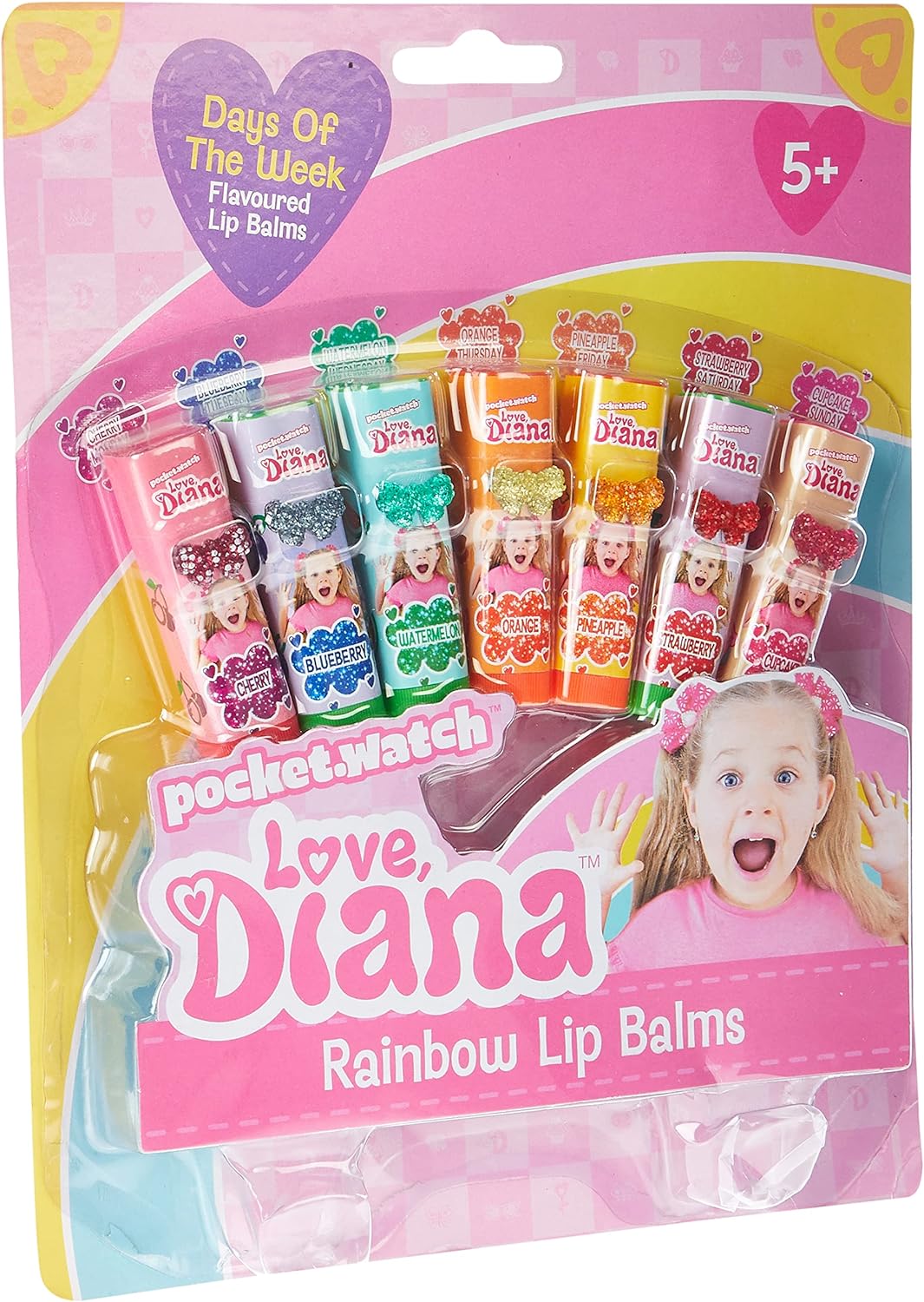 Love Diana Rainbow Lip Balms Beauty Set