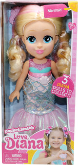 Love Diana Doll Mermaid 13 inch