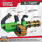 Dart Zone V-Twin Motorized Gatlingbelt Blaster