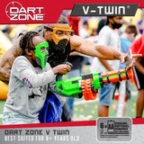 Dart Zone V-Twin Motorized Gatlingbelt Blaster