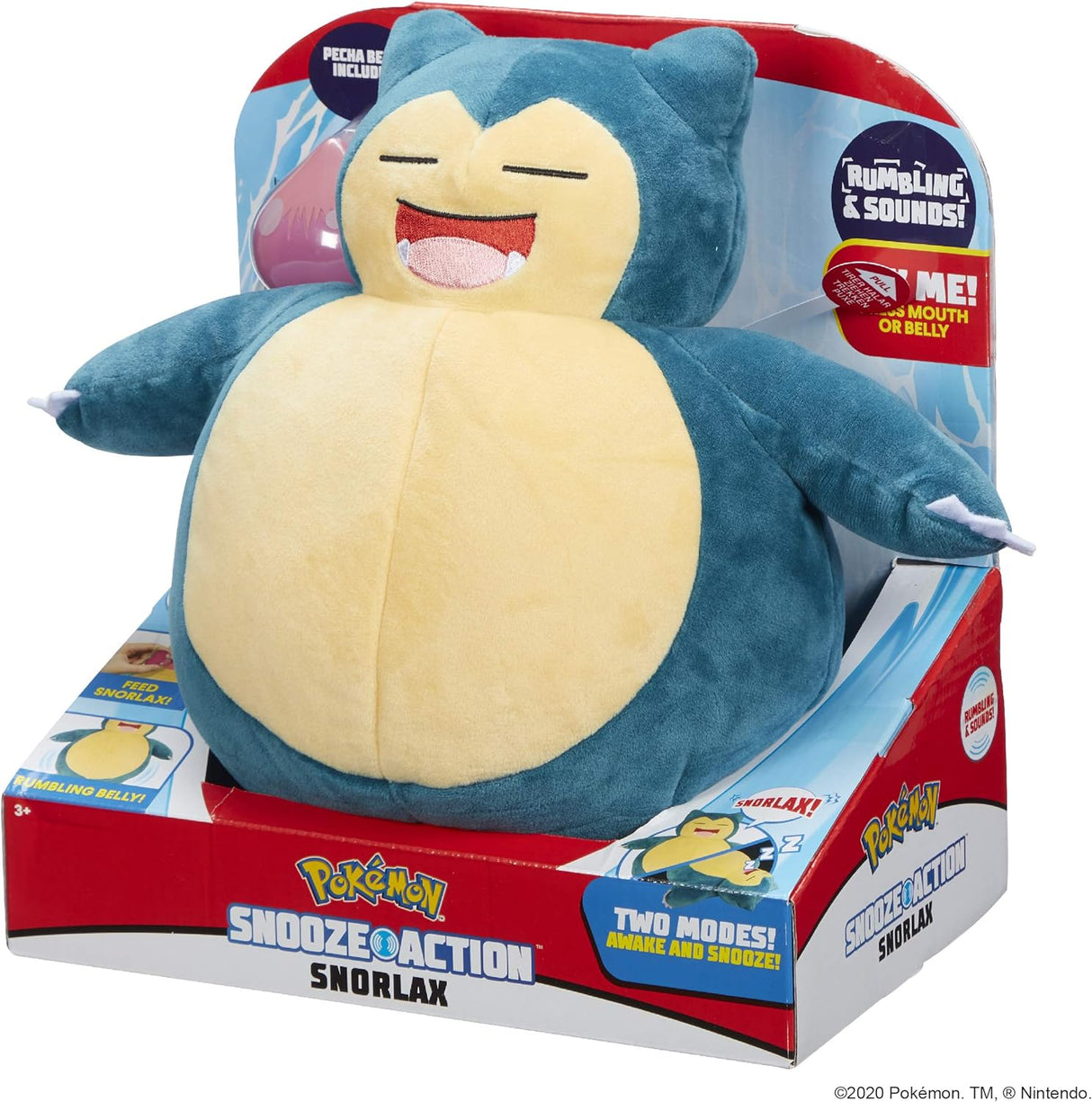 POKEMON FEATURE PLUSH SNOOZE ACT SNORLAX