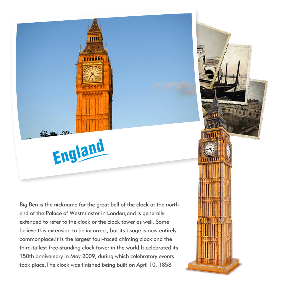 Big Ben 3D Puzzle - Khaleeji Toys