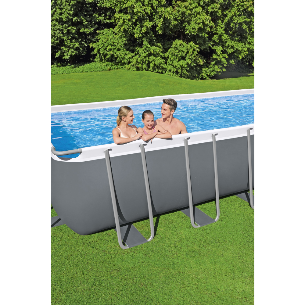 Bestway Power Steel Above Ground Pool Set 549x274x132cm - Khaleeji Toys