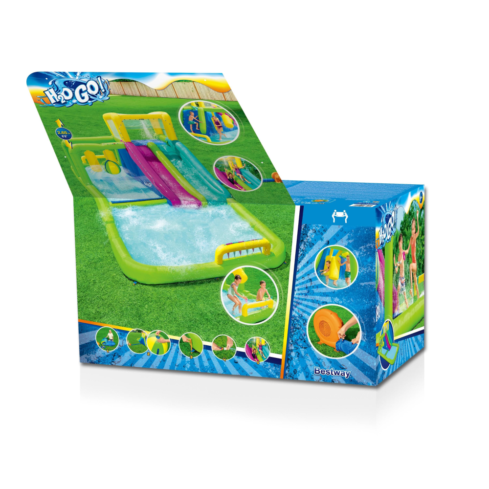 Bestway H2GO Waterpark Splash Course 710x310x265cm - Khaleeji Toys