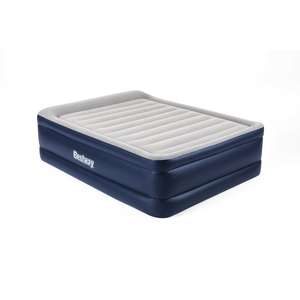 Bestway Tritech Airbed Queen Built In AC Pump 203x152x61cm - Khaleeji Toys