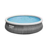 Bestway Fast Pool Set - Gray 457x107cm [Includes Filter & Pump] - Khaleeji Toys