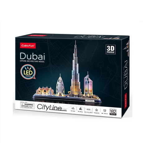 City Line Dubai LED Puzzle - Khaleeji Toys