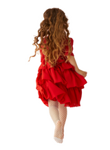 Hayati Girl Dress Red Party Chic