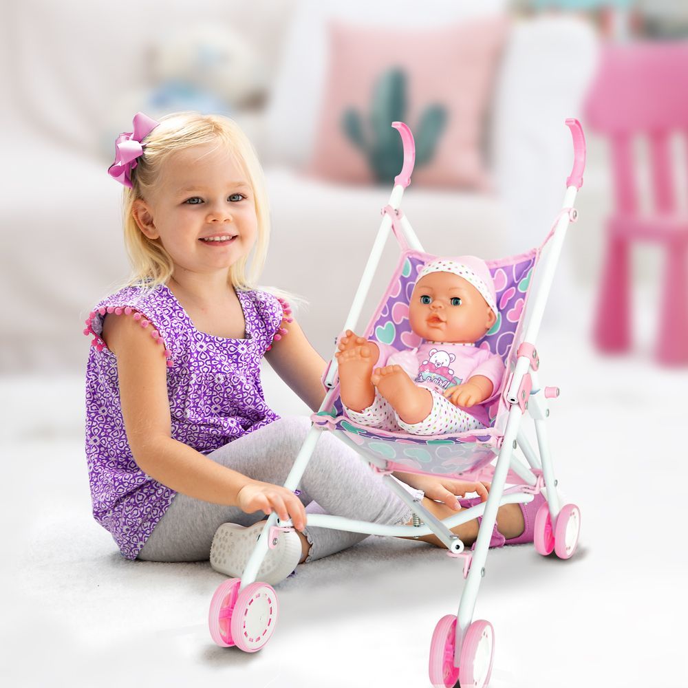 Baby Amoura Stroller Set With Doll - Khaleeji Toys