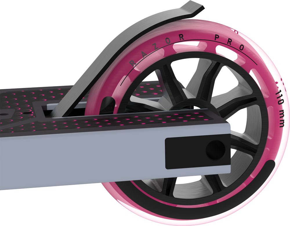 Razor Stunt Scooter Pro XXX - Black/Grey/Pink - Khaleeji Toys