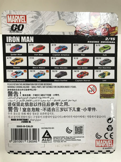 MARVEL GO RACING W1 IRONMAN 3" - Khaleeji Toys